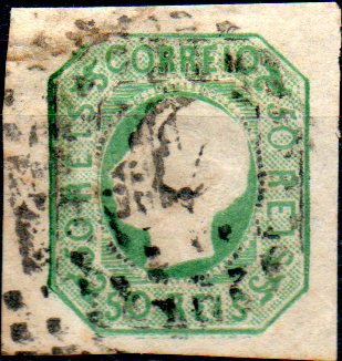 1133.jpg -     Lote:    1133            Portugal       Descrição:         1866/67 &mdash; D. Luís I. CE17, 50 reis verde. Selo com margens muito largas. Bonito exemplar. Valor de catálogo &euro; 133,00.        O       Valor Base:     &euro; 28,00     Valor Venda:     Retirado     