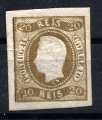 1142.jpg -     Lote:    1142            Portugal       Descrição:         1866/67 &mdash; D. Luís I. Fita curva não denteados. CE21, 20 reis bistre com boas margens. Valor de catálogo &euro; 329,00.        **       Valor Base:     &euro; 40,00     Valor Venda:     &euro; 40,00     