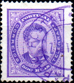 1193.jpg -     Lote:    1193            Portugal       Descrição:         1884/87 &mdash; D. Luís I. De frente. Novos valores. CE65, 500 reis violeta, denteado 12 &frac12;. Valor de catálogo &euro; 93,70.        O       Valor Base:     &euro; 15,00     Valor Venda:     &euro; 16,00     