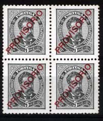1226.jpg -     Lote:    1226            Portugal       Descrição:         1892/93 &mdash; D. Luís I. Sobrecarga s "PROVISÓRIO". CE82, 5 reis preto, denteado 11 &frac12;, papel porcelana. Sobrecarga tipo d. Quadra com goma original sem sinal de charneira. Valor de catálogo &euro; 222,40.        ***       Valor Base:     &euro; 40,00     Valor Venda:     &euro; 40,00     