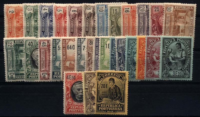 1270.jpg -     Lote:    1270            Portugal       Descrição:         1925 &mdash; Centenário do Nascimento de Camilo Castelo Branco. CE330/360. Série completa. Valor de catálogo &euro; 752,00.        ***       Valor Base:     &euro; 120,00     Valor Venda:     &euro; 160,00     