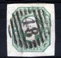 1429.jpg -     Lote:    1429            Açores       Descrição:         1955/56 &mdash; D. Pedro V. Cabelos lisos. Precursores. CE8, 50 reis verde azul, obliterado com carimbo numérico da 1.ª reforma "48 &mdash; Angra", com margens largas. MB. Valor de catálogo &euro; 167,00.        O       Valor Base:     &euro; 32,00     Valor Venda:     &euro; 32,00     