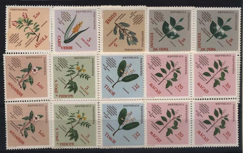 1491.jpg -     Lote:    1491            África       Descrição:         Ultramar. Emissões conjuntas. 1958 &mdash; Sextos Congressos Internacionais de Medicina Tropical e Paludismo. Série completa com os 8 valores em quadra. Valor de catálogo &euro; 134,20.        ***       Valor Base:     &euro; 36,00     Valor Venda:     &euro; 40,00     