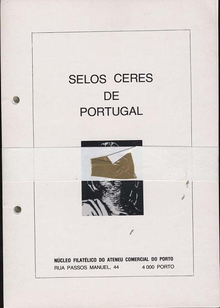 1954.jpg -     Lote:    1954                   Descrição:         Selos Ceres de Portugal, editado pelo NFACP em fichas. R.        Livro       Valor Base:     &euro; 15,00     Valor Venda:     &euro; 24,00     