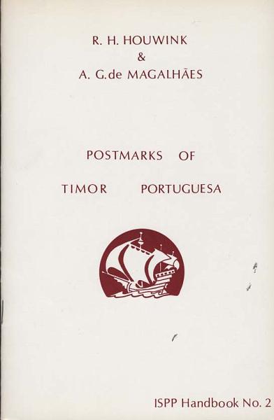 1964.jpg -     Lote:    1964                   Descrição:         Postmarks of Timor Português de Houwink e Guedes de Magalhães. BC.        Livro       Valor Base:     &euro; 20,00     Valor Venda:     &euro; 26,00     