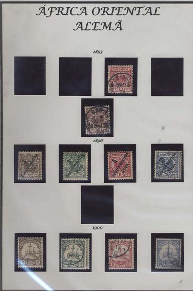 2006.jpg -     Lote:    2006                   Descrição:      Colónias Alemãs.   Álbum com selos emitidos durante a 1.ª Guerra Mundial. Lote a ver.        Lote       Valor Base:     &euro; 50,00     Valor Venda:     &euro; 130,00     
