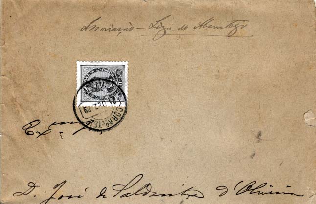 2093.jpg -     Lote:    2093      Lotes pelo Correio      Portugal       Descrição:         1884/87 &mdash; D. Luís I de frente. Novos valores. Impresso circulado de Beja (21.12.89) para Lisboa (22.12.89) com selo de 5 reis preto, papel porcelana, denteado 11 &frac12;, CE60. Porte para impressos até 50 grs.        DOC       Valor Base:     &euro; 8,00     Valor Venda:     Retirado     