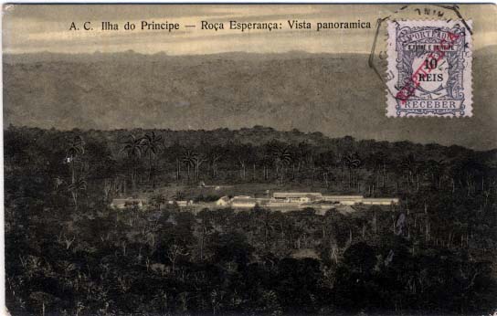 2255.jpg -     Lote:    2255      Lotes pelo Correio             Descrição:         S. Tomé e Príncipe. "A.C. Ilha do Príncipe &mdash; Roça Esperança: Vista panorâmica.         PI       Valor Base:     &euro; 12,00     Valor Venda:     Retirado     