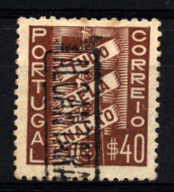 2276.jpg -     Lote:    2276      Lotes pelo Correio             Descrição:         Marcas nominativas ferroviárias. Selo de $40 Tudo pela Nação, CE571, obliterado com carimbo batido a preto "ALCANTARA". MB.        O       Valor Base:     &euro; 5,00     Valor Venda:     Retirado     