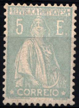 2381.jpg -     Lote:    2381      Lotes pelo Correio      Portugal       Descrição:         1924/26 &mdash; Ceres. Novas taxas e cores. CE296, 5E azul ultramar. Valor de catálogo &euro; 139,00.        ***       Valor Base:     &euro; 20,00     Valor Venda:     &euro; 26,00     