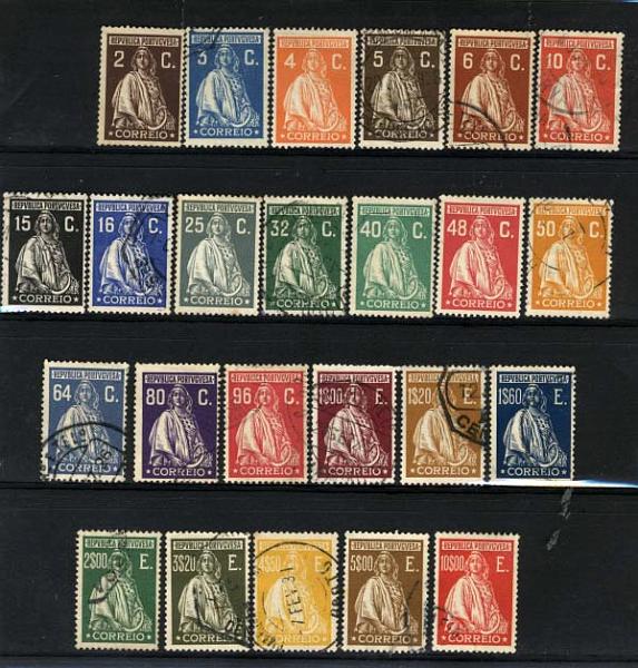 2384.jpg -     Lote:    2384      Lotes pelo Correio      Portugal       Descrição:         1926 &mdash; Ceres. Emissão Londres. CE396/419. Série completa. Valor de catálogo &euro; 33,85.        O       Valor Base:     &euro; 5,00     Valor Venda:     &euro; 5,00     