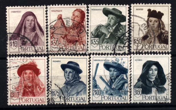 2406.jpg -     Lote:    2406      Lotes pelo Correio      Portugal       Descrição:         1947 &mdash; Costumes Portugueses (2.ª emissão). CE677/684. Série completa usada. Valor de catálogo &euro; 31,60.        O       Valor Base:     &euro; 5,00     Valor Venda:     &euro; 6,00     