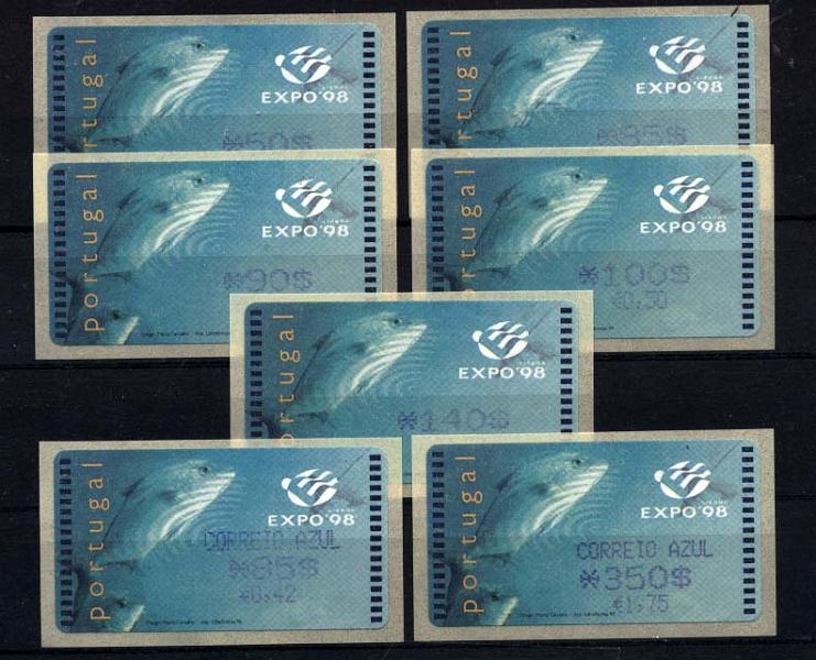 2423.jpg -     Lote:    2423      Lotes pelo Correio      Portugal       Descrição:         1998 &mdash; Expo'98. CE ETQ16A. Máquina EMIEL. Dupla afixação da taxa. Correio ordinário + correio azul. Valor de catálogo &euro; 30,00        ETQ       Valor Base:     &euro; 5,00     Valor Venda:     &euro; 11,00     