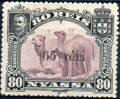2514.jpg -     Lote:    2514      Lotes pelo Correio      Companhia do Niassa       Descrição:         1903 &mdash; D. Carlos I. Selos de 1901 com sobretaxa. CE45, 65 s/ 80 reis. Valor de catálogo &euro;50,60.        O       Valor Base:     &euro; 12,00     Valor Venda:     Retirado     