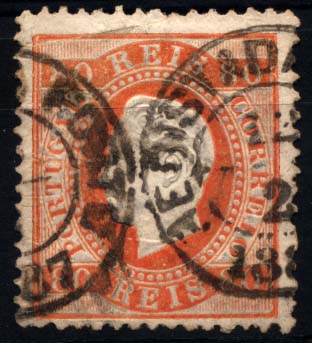 2570.jpg -     Lote:    2570      Lotes pelo Correio      Diversos       Descrição:         Carimbos de registo. 1870/76 &mdash; D. Luís I, fita direita. CE42, 80 reis laranja. Selo obliterado com carimbo de registo de duplo círculo "REGISTADA PORTO / 12/2/1887".        O       Valor Base:     &euro; 5,00     Valor Venda:     Retirado     