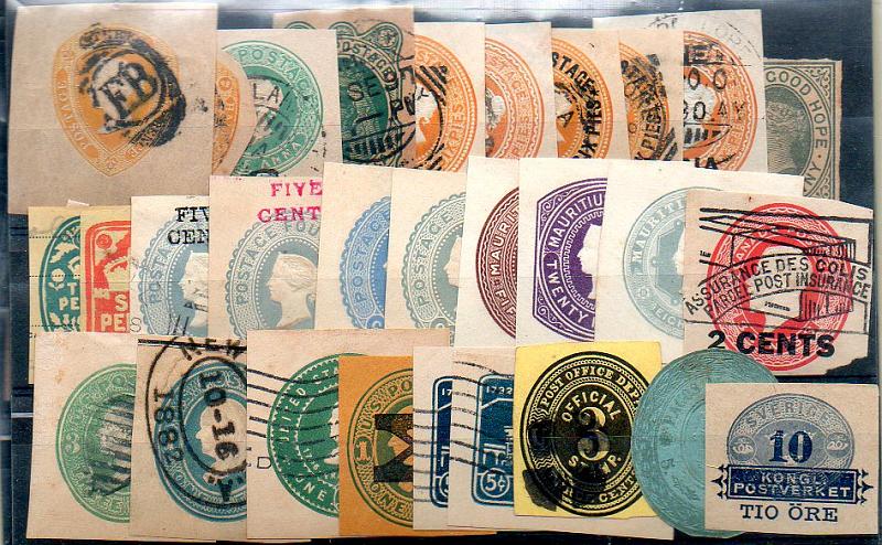 2661.jpg -     Lote:    2661      Lotes pelo Correio             Descrição:      Inglaterra e Colónias *   Lote composto por 62 selos recortados de inteiros postais com marcofilia interessante. Inclui 15 vinhetas recortadas de envelopes de bancos estrangeiros.        Lote       Valor Base:     &euro; 4,00     Valor Venda:     &euro; 5,00     