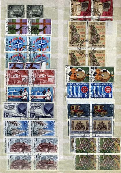 2708.jpg -     Lote:    2708      Lotes pelo Correio             Descrição:      Luxemburgo &mdash;   1950/1990 &mdash; Colecção em folhas de classificadores com quadras usadas, séries novas e usadas. Lote a ver.        Lote       Valor Base:     &euro; 50,00     Valor Venda:     &euro; 50,00     