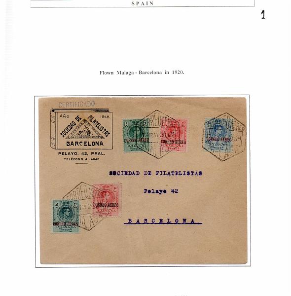 0899.jpg -     Lote:    899            Correio Aéreo       Descrição:      Espanha.   1920/44 &mdash; Álbum com 70 cartas do correio aéreo espanhol, sem repetições, de e para Espanha e Ilhas Baleares. Cartas transportadas pelas companhias Latécoere, Air France, Ibéria, B.O.A.C., C.E.T.A., Classa, C. G. Aeropostale-Aeroposta Argentina, U.A.E. &mdash; União Aérea Espanhola, Air Union Aeropostal, L.A.P.E. e Ala Littória. Salienta-se neste lote uma carta comemorativa do voo Madrid-Manila (13.05.26), várias cartas Mahon com a vinheta de sobretaxa de 5c, e boas cartas do período da Guerra Civil Espanhola (1936/39) com cotação média de &euro;100. A quase totalidade das cartas têm a descrição em inglês.        Aéreo       Valor Base:     &euro; 2800,00     Valor Venda:     Retirado     