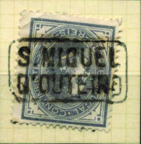 1821.jpg -     Lote:    1821            Portugal       Descrição:         Carimbos nominativos. 1880/81 . D. Luís I, de perfil. CE54, 25 reis cinzento, denteado 12 &frac12;, papel liso, obliterado com carimbo nominativo batido a preto "S. MIGUEL D'OUTEIRO".        O       Valor Base:     &euro; 25,00     Valor Venda:     &euro; 25,00     
