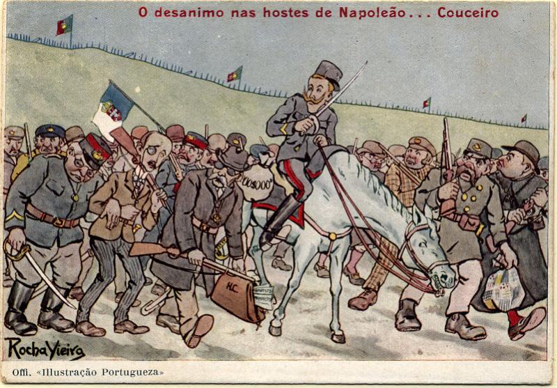 0604.jpg -     Lote:    604                   Descrição:         Humorísticos. "O desanimo nas hostes de Napoleão ... Couceiro". Editado por: Illustração Portugueza.        PI       Valor Base:     &euro; 10,00     Valor Venda:     Retirado     
