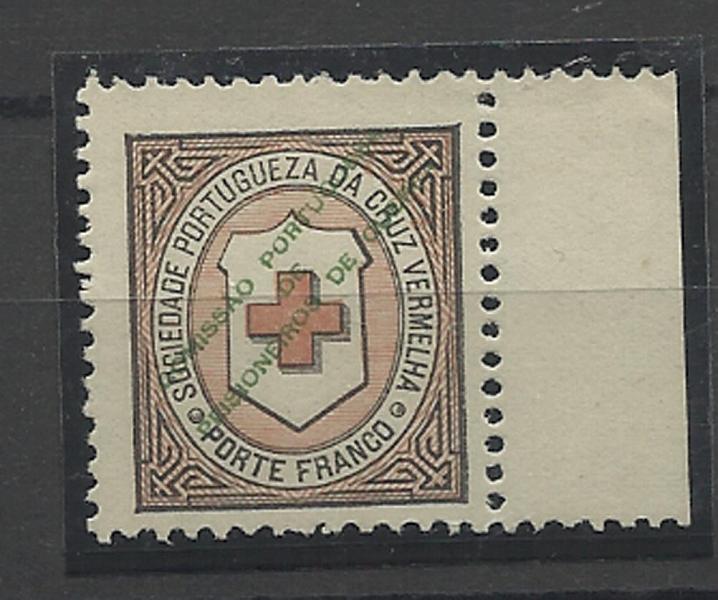 1217.jpg -     Lote:    1217            Portugal       Descrição:         1916 &mdash; Porte Franco. Cruz Vermelha Portuguesa. Cruz da Convenção de Genebra com sobrecarga. CE CVP2, rosa e preto. Valor de catálogo &euro; 222,00.        ***       Valor Base:     &euro; 35,00     Valor Venda:     Retirado     