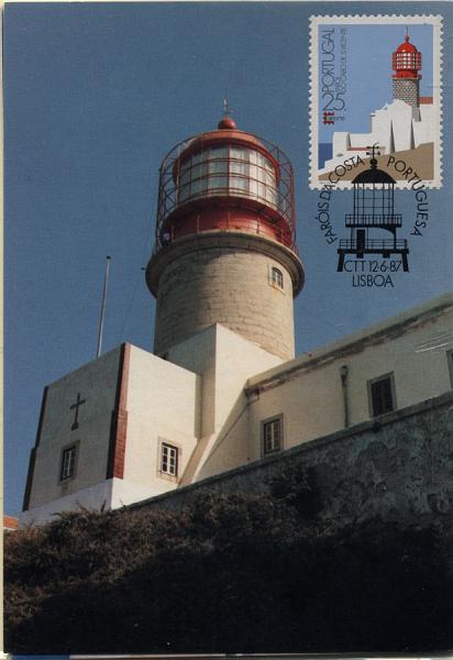 2076.jpg -     Lote:    2076      Lotes pelo Correio              Descrição:         Faróis da Costa Portuguesa. CE1803/06. Lote de 4 postais máximos, um por cada valor da série, obliterados com carimbo do 1.º dia de circulação de Lisboa (12.06.87).        PM       Valor Base:     &euro; 8,00     Valor Venda:     Retirado     