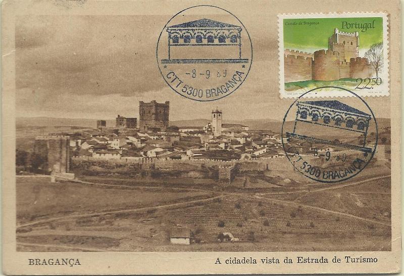 2088.jpg -     Lote:    2088      Lotes pelo Correio              Descrição:         Castelos de Portugal * Muralha Fernandina, Castelo de Trancoso, Castelo de S. Jorge e Castelo de Bragança. Lote de 4 postais máximos concordantes.         PM       Valor Base:     &euro; 8,00     Valor Venda:     &euro; 10,00     