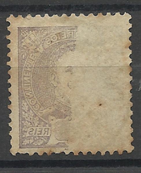 2287.jpg -     Lote:    2287      Lotes pelo Correio       Portugal       Descrição:         1895/96 &mdash; D. Carlos I Mouchon. CE130, 20 reis violeta. Selo com impressão parcial no verso por decalque.        O       Valor Base:     &euro; 6,00     Valor Venda:     &euro; 6,00     