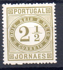 2730.jpg -     Lote:    2730      Lotes pelo Correio       Portugal       Descrição:         Reimpressões de 1885 * 1876 &mdash; Jornaes. CE48, 2 &frac12; reis, denteado 13 &frac12;. Valor de catálogo &euro; 30,00.        R*       Valor Base:     &euro; 6,00     Valor Venda:     &euro; 6,00     