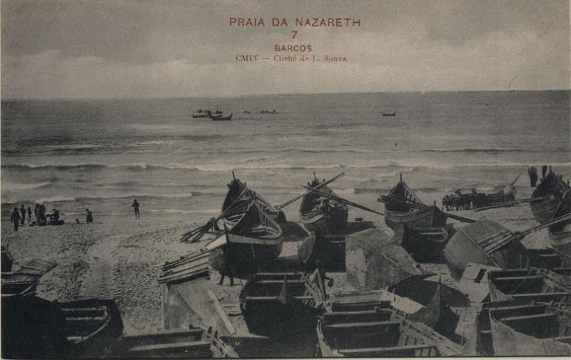 0766.jpg -     Lote:    766                   Descrição:         Nazareth &mdash; Praia da Nazareth (7) Barcos. Edição Guedes & Saraiva. Novo.         PI       Valor Base:     &euro; 8,00     Valor Venda:     Retirado     