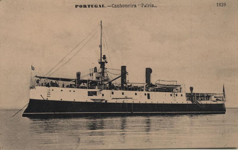 0781.jpg -     Lote:    781                   Descrição:         Temáticos * Barcos. Portugal &mdash; Canhoneira "Pátria". Edição Martins & Silva. Novo.         PI       Valor Base:     &euro; 10,00     Valor Venda:     Retirado     