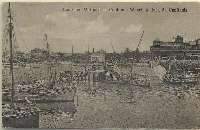 0800.jpg -     Lote:    800                   Descrição:         Lourenço Marques &mdash; Capitania Wharf, A doca da Capitania. Circulado.         PI       Valor Base:     &euro; 6,00     Valor Venda:     Retirado     