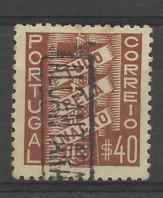 0948.jpg -     Lote:    948      Correio Ferroviário       Portugal        Descrição:         Correio ferroviário. Marcas nominativas ferroviárias. Selo de $40 Tudo pela Nação, CE571, obliterado com carimbo batido a preto "ALCANTARA". MB.         O       Valor Base:     &euro; 5,00     Valor Venda:     &euro; 8,00       