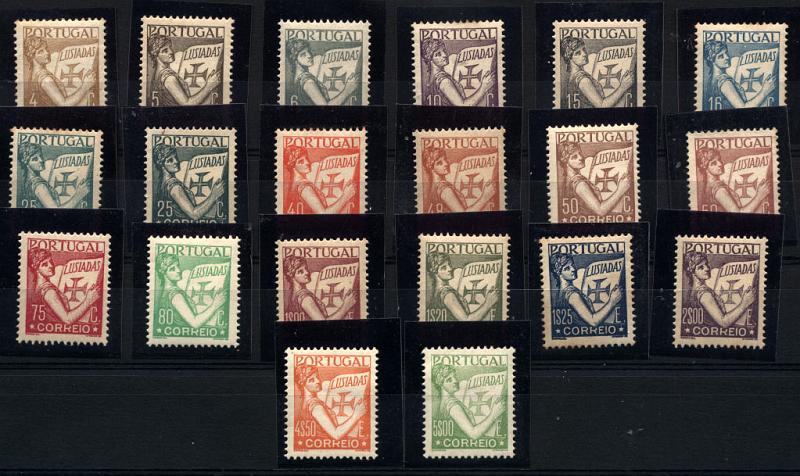1369.jpg -     Lote:    1369            Portugal        Descrição:         1931 &mdash; Lusíadas. CE513/530. Série completa. Selo de 5$00 com defeitos. Valor de catálogo &euro; 205,00.         ***       Valor Base:     &euro; 25,00     Valor Venda:     &euro; 26,00       