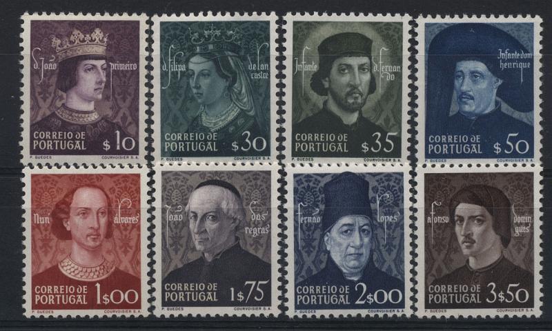 1407.jpg -     Lote:    1407            Portugal        Descrição:         1949 &mdash; Dinastia Avis. CE705/12. Série completa. Valor de catálogo &euro; 218,00.         ***       Valor Base:     &euro; 45,00     Valor Venda:     Retirado     