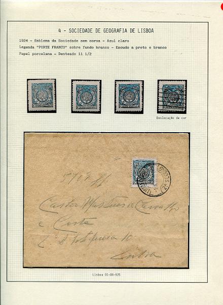 001 (114).jpg -     Lote:    1                   Descrição:         SELOS PRIVATIVOS DE PORTUGAL &mdash; Coleção especializada, com estudo das emissões da Cruz Vermelha Portuguesa, União dos Atiradores Civis Portugueses, Assistência Nacional aos Tuberculosos e Sociedade de Geografia de Lisboa, incluindo selos novos e usados, sobrescritos circulados, provas, erros, ensaios, etc.. Montada em 130 folhas de exposição tipo Lindner, provavelmente o maior espólio jamais reunido destas emissões, com exemplares de grande raridade e alguns deles únicos. Esta coleção participou em diversas exposições nacionais e internacionais, obtendo sempre medalha de ouro nas participações nacionais e bilaterais com Espanha e Brasil (Iberphila, Philaibéria e Lubrapex), com a pontuação máxima de 89 pontos em 100 nas exposições Philaibéria'02 em Santo André e Philaibéria'04 em Estremoz. Foram-lhe ainda atribuídos diversos prémios especiais e felicitações do júri pela qualidade do material filatélico e originalidade.         Lote       Valor Base:     &euro; 35.000,00     Valor Venda:     &euro;      