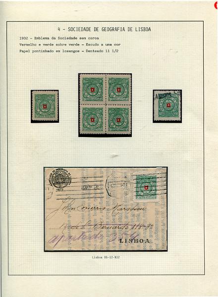 001 (120).jpg -     Lote:    1                   Descrição:         SELOS PRIVATIVOS DE PORTUGAL &mdash; Coleção especializada, com estudo das emissões da Cruz Vermelha Portuguesa, União dos Atiradores Civis Portugueses, Assistência Nacional aos Tuberculosos e Sociedade de Geografia de Lisboa, incluindo selos novos e usados, sobrescritos circulados, provas, erros, ensaios, etc.. Montada em 130 folhas de exposição tipo Lindner, provavelmente o maior espólio jamais reunido destas emissões, com exemplares de grande raridade e alguns deles únicos. Esta coleção participou em diversas exposições nacionais e internacionais, obtendo sempre medalha de ouro nas participações nacionais e bilaterais com Espanha e Brasil (Iberphila, Philaibéria e Lubrapex), com a pontuação máxima de 89 pontos em 100 nas exposições Philaibéria'02 em Santo André e Philaibéria'04 em Estremoz. Foram-lhe ainda atribuídos diversos prémios especiais e felicitações do júri pela qualidade do material filatélico e originalidade.         Lote       Valor Base:     &euro; 35.000,00     Valor Venda:     &euro;      