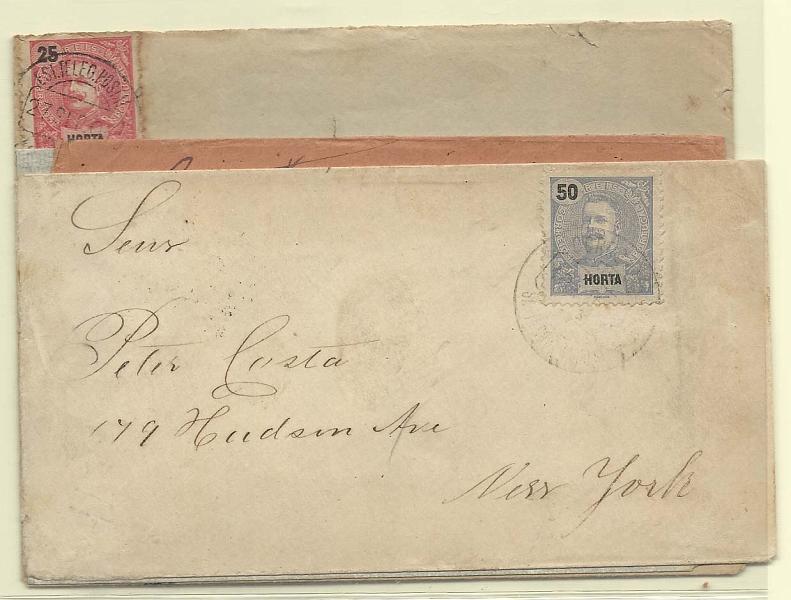 0182.jpg -     Lote:    182            Açores e Distritos Postais        Descrição:         1897/1905 &mdash; D. Carlos I Mouchon. Lote de 4 cartas com selos de 25 reis CE28, 50 reis CE19, 50 reis CE29 e 65 reis CE30. Lote a ver.        Lote       Valor Base:     &euro; 10,00     Valor Venda:     &euro; 14,00       