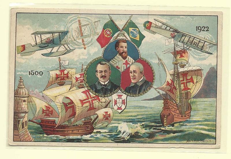 0525.jpg -     Lote:    525                   Descrição:         Temática Aviação. Travessia do Atlântico Sul. Gago Coutinho e Sacadura Cabral * 1500-1922.        PI       Valor Base:     &euro; 20,00     Valor Venda:     &euro; 28,00       