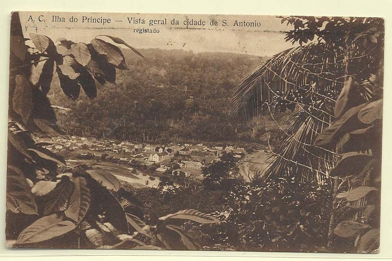 0541.jpg -     Lote:    541                   Descrição:         Ilha do Príncipe. Vista geral da cidade de S. António. Circulado.        PI       Valor Base:     &euro; 6,00     Valor Venda:     &euro; 6,00       