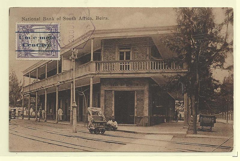 0546.jpg -     Lote:    546                   Descrição:         Beira. National Bank of South África.        PI       Valor Base:     &euro; 4,00     Valor Venda:     &euro; 12,00       
