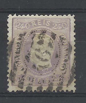 0883.jpg -     Lote:    883            Portugal       Descrição:         1867/70 &mdash; D. Luís I. Fita curva, denteados. CE35, 240 reis lilás malva. Valor de catálogo &euro; 863,00. MB.        O       Valor Base:     &euro; 70,00     Valor Venda:     Retirado     