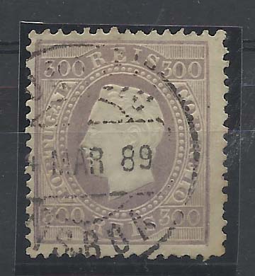 0899.jpg -     Lote:    899            Portugal       Descrição:         1870/76 &mdash; D. Luís I, fita direita. CE47, 150 reis azul, denteado 12 &frac12;, papel liso. Valor de catálogo &euro; 245,00.        O       Valor Base:     &euro; 25,00     Valor Venda:     &euro; 36,00       