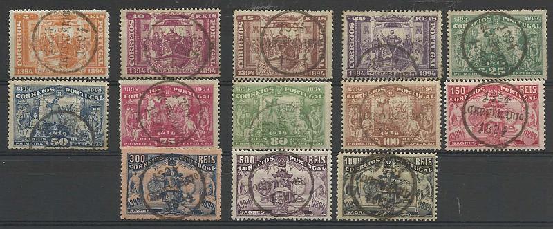 0949.jpg -     Lote:    949            Portugal       Descrição:         1894 &mdash; 5.º Centenário do Nascimento do Infante D. Henrique. CE98/110. Série completa. Valor de catálogo &euro; 584,00.        O       Valor Base:     &euro; 70,00     Valor Venda:     &euro; 80,00       