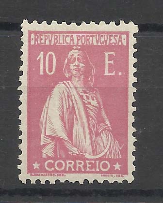 0997.jpg -     Lote:    997            Portugal       Descrição:         1924/26 &mdash; Ceres. Novas taxas e cores. CE297, 10E rosa. Valor de catálogo &euro; 306,00.        **       Valor Base:     &euro; 20,00     Valor Venda:     &euro; 36,00       