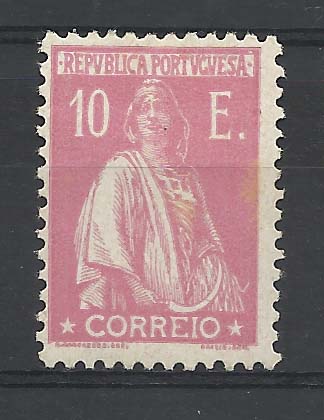 0998.jpg -     Lote:    998            Portugal       Descrição:         1924/26 &mdash; Ceres. CE297, 10E rosa. Valor de catálogo &euro; 306,00.        **       Valor Base:     &euro; 40,00     Valor Venda:     &euro; 40,00       