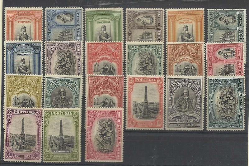 1008.jpg -     Lote:    1008            Portugal       Descrição:         1926 &mdash; Independência de Portugal * 1.ª emissão. CE361/381. Série completa. Alguns selos sem goma. Lote a ver.        **/*       Valor Base:     &euro; 25,00     Valor Venda:     &euro; 34,00       