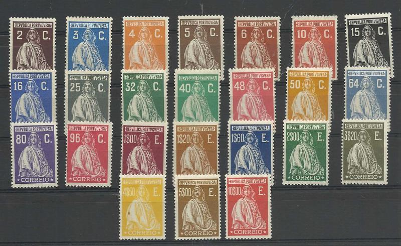 1011.jpg -     Lote:    1011            Portugal       Descrição:         1926 &mdash; Ceres. Emissão Londres. CE396/419. Série completa. Valor de catálogo &euro; 263,00.        **       Valor Base:     &euro; 28,00     Valor Venda:     &euro; 38,00       