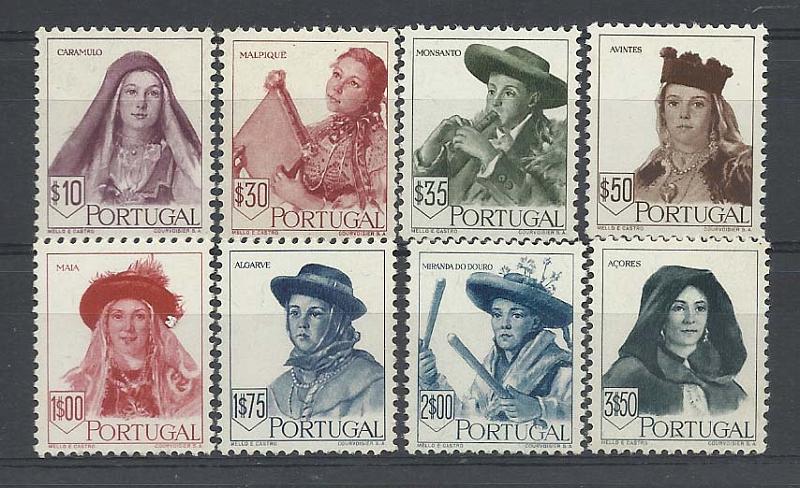 1047.jpg -     Lote:    1047            Portugal       Descrição:         1947 &mdash; Costumes Portugueses * 2.ª emissão. CE 677/684. Valor de catálogo &euro; 311,00.        ***       Valor Base:     &euro; 30,00     Valor Venda:     &euro; 34,00       