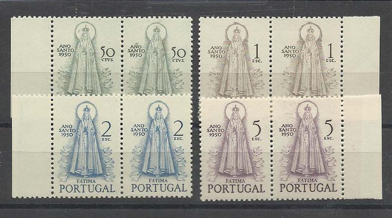 1061.jpg -     Lote:    1061            Portugal       Descrição:         1950 &mdash; Ano Santo. CE719/22. Série completa em pares. Valor de catálogo &euro; 452,00.        ***       Valor Base:     &euro; 65,00     Valor Venda:     &euro; 65,00       